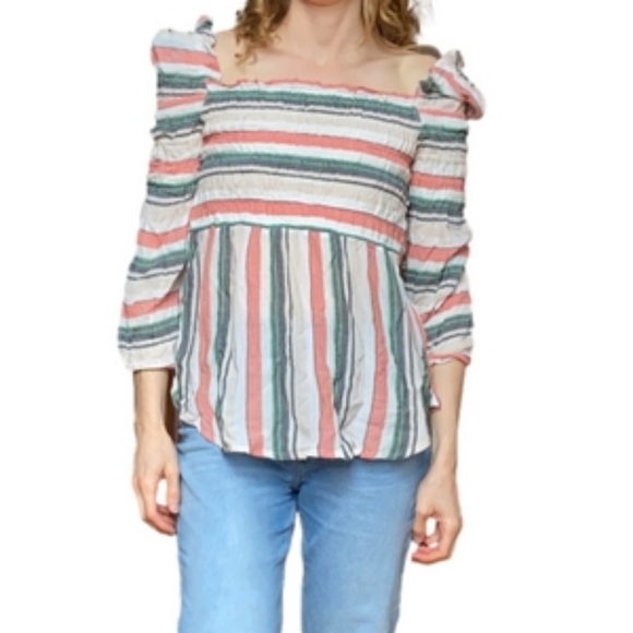 NWT DRA los Angeles stripped top Medium - Picture 1 of 3